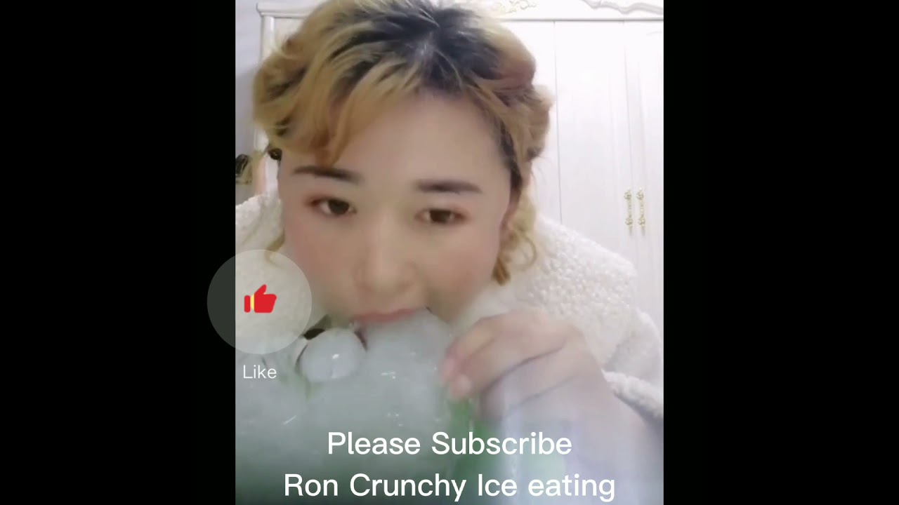 ASMR ZXC Her Crushed Ice and Hard Ice