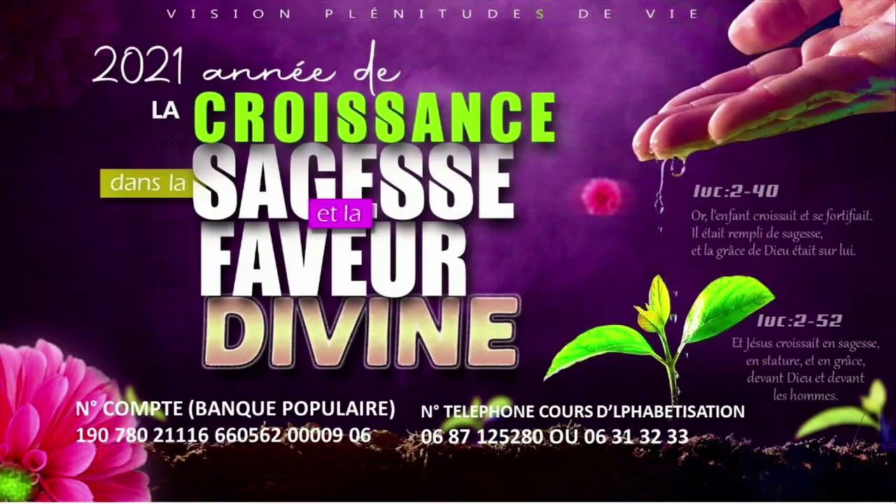 Culte du Dimanche 07 Mars 2021 - Le SAINT-ESPRIT, le r&eacute;parateur de nos vies de pri&egrave;re
