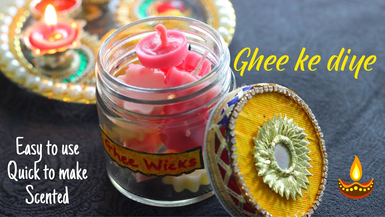 Ghee ke diye | Ghee wicks | Homemade | Ghee Diya | घी दीया बाती | घी दीया | Pooja wicks | Readymade