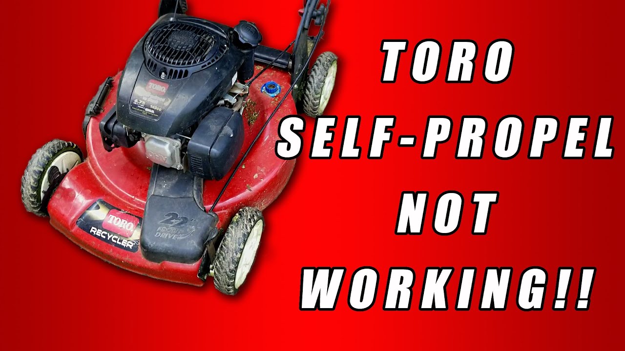 Toro Recycler Personal Pace Self Propel Not Working. Not The Usual Fix