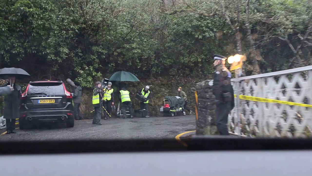 We stumbled across filming of Hinterland Series 3 in Devil's Bridge 08-03-2016