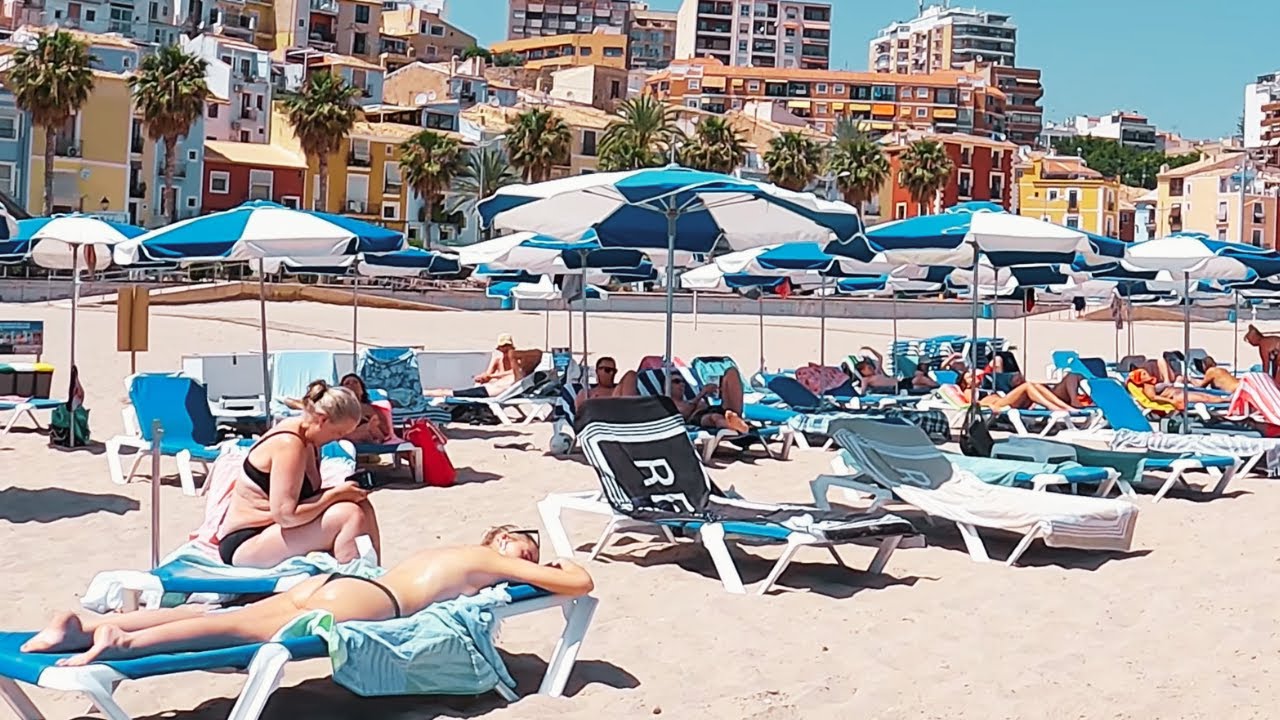 ☀️Villajoyosa SPAIN  - Villajoyosa BEACH 🌊 2022 4K VIEW 🎥 SPAIN BEACH WALK