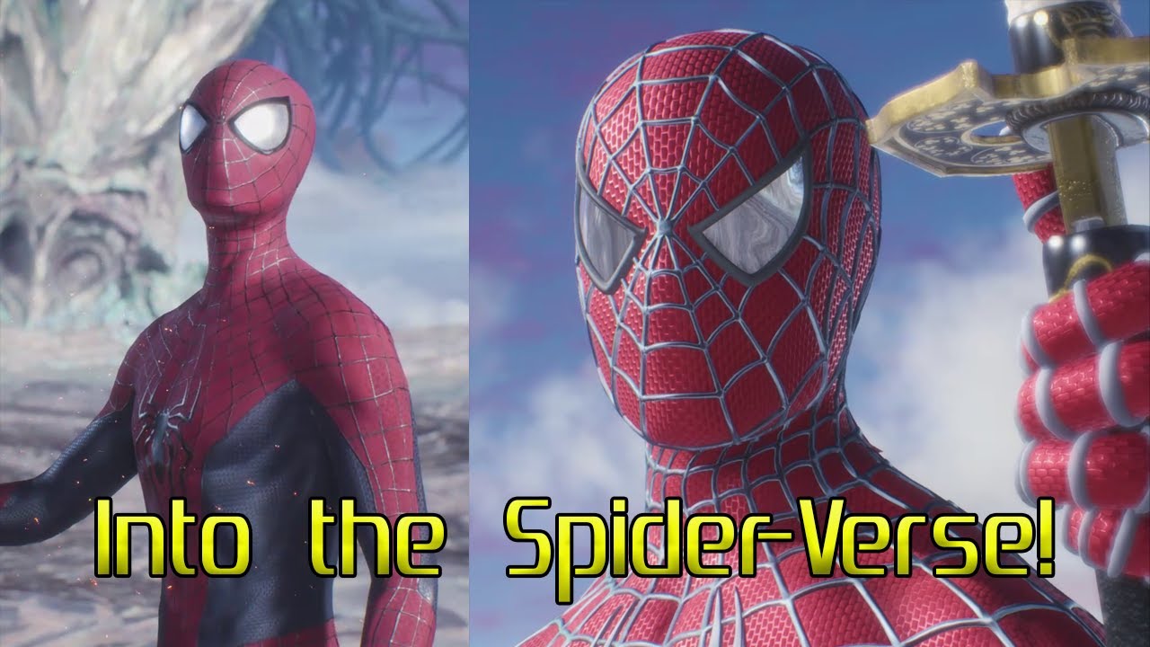 Devil May Cry 5 Mods - The Amazing Spider-Man 2 Suit vs Raimi Suit (Into the Spider-Verse)