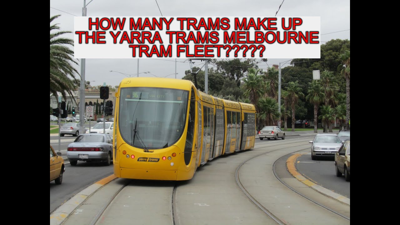 The worlds largest tram network. How many trams are there in the Melbourne Tram Fleet?