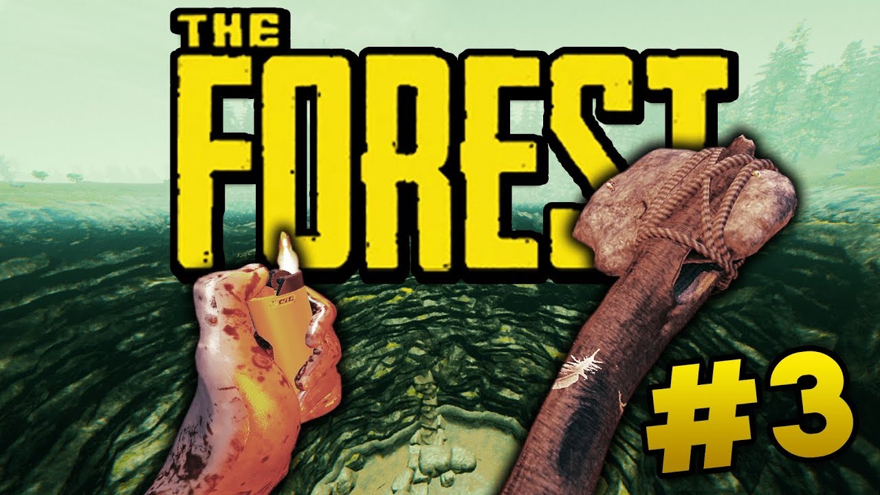 SURVIVING THE SINKHOLE! - The Forest SOLO Gameplay #3