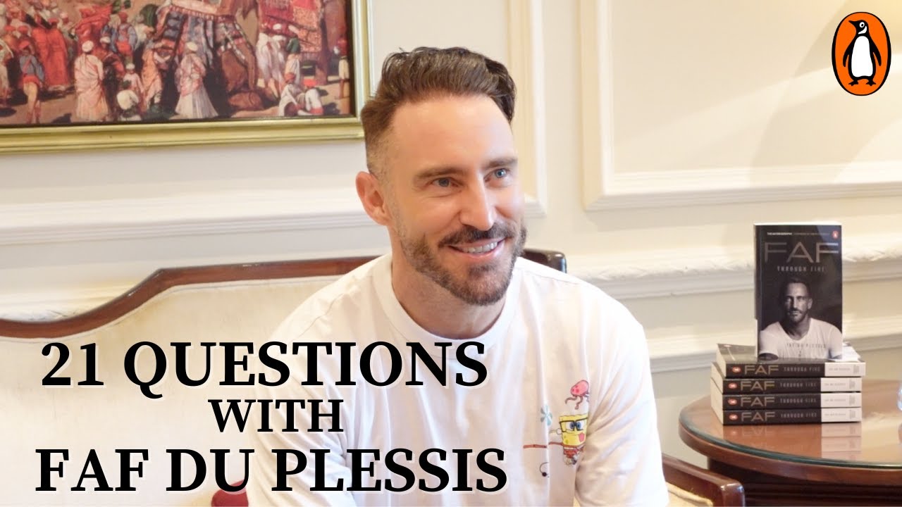 21 Questions with Faf du Plessis | Penguin India