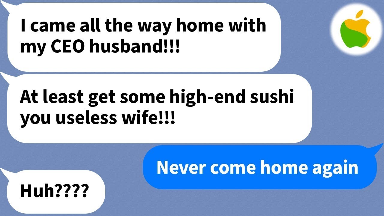 【Apple】 My sister-in-law complains about the food not being the sushi she had asked for but...