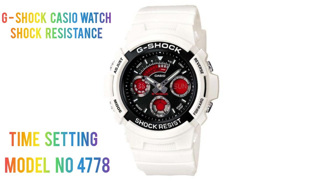 G - SHOCK  CASIO WATCH TIME SETTING MODEL NO 4778 AW - 591SC | SALIM REZA | TIME SETUP