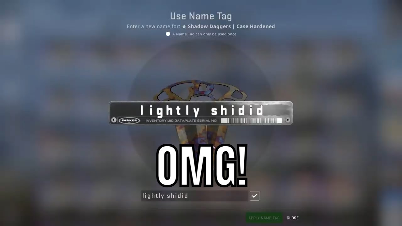 Lightly Shitted Shadow Daggers | TheRussianBadger Clips