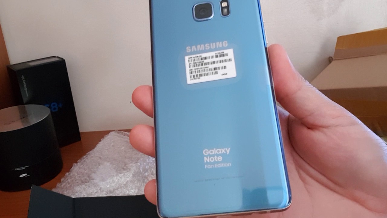 Galaxy Note FE unboxing in italiano