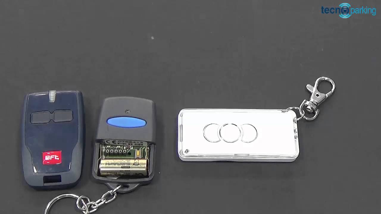 TP MULTI [Tecnoparking] Duplicar mando de garaje