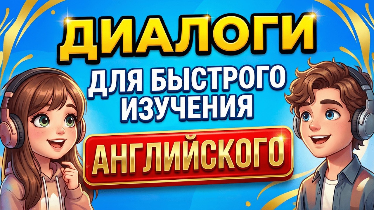 🔥 50 мини диалогов на английском для начинающих (слушай на фоне!)