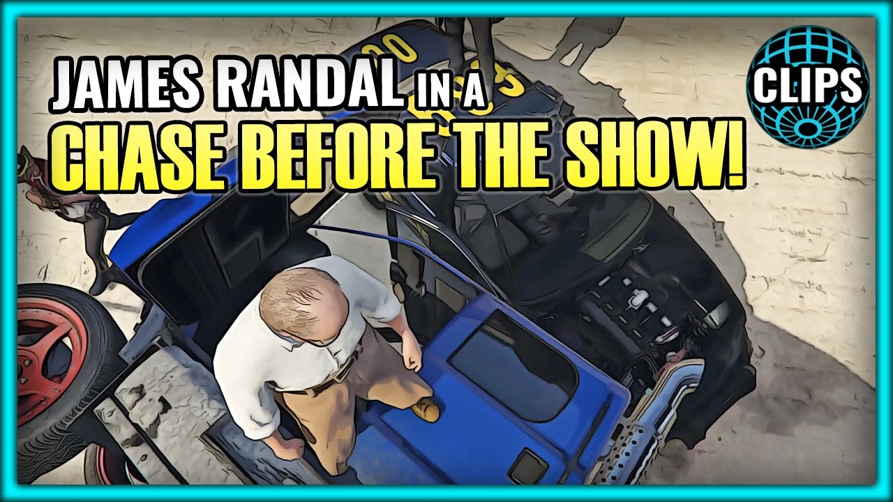 JAMES RANDAL IN A CHASE BEFORE THE SHOW!