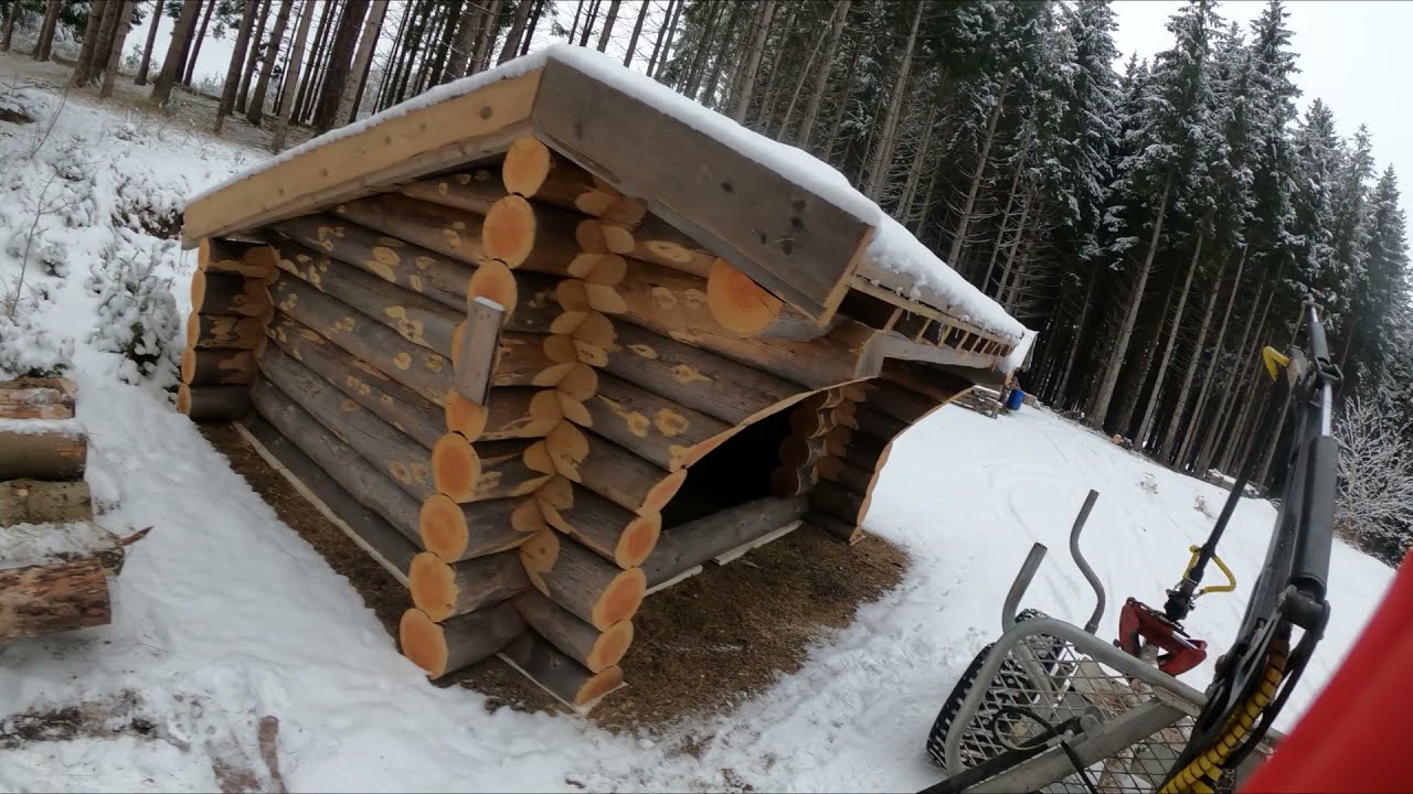 débardage en quad avec remoque forestière