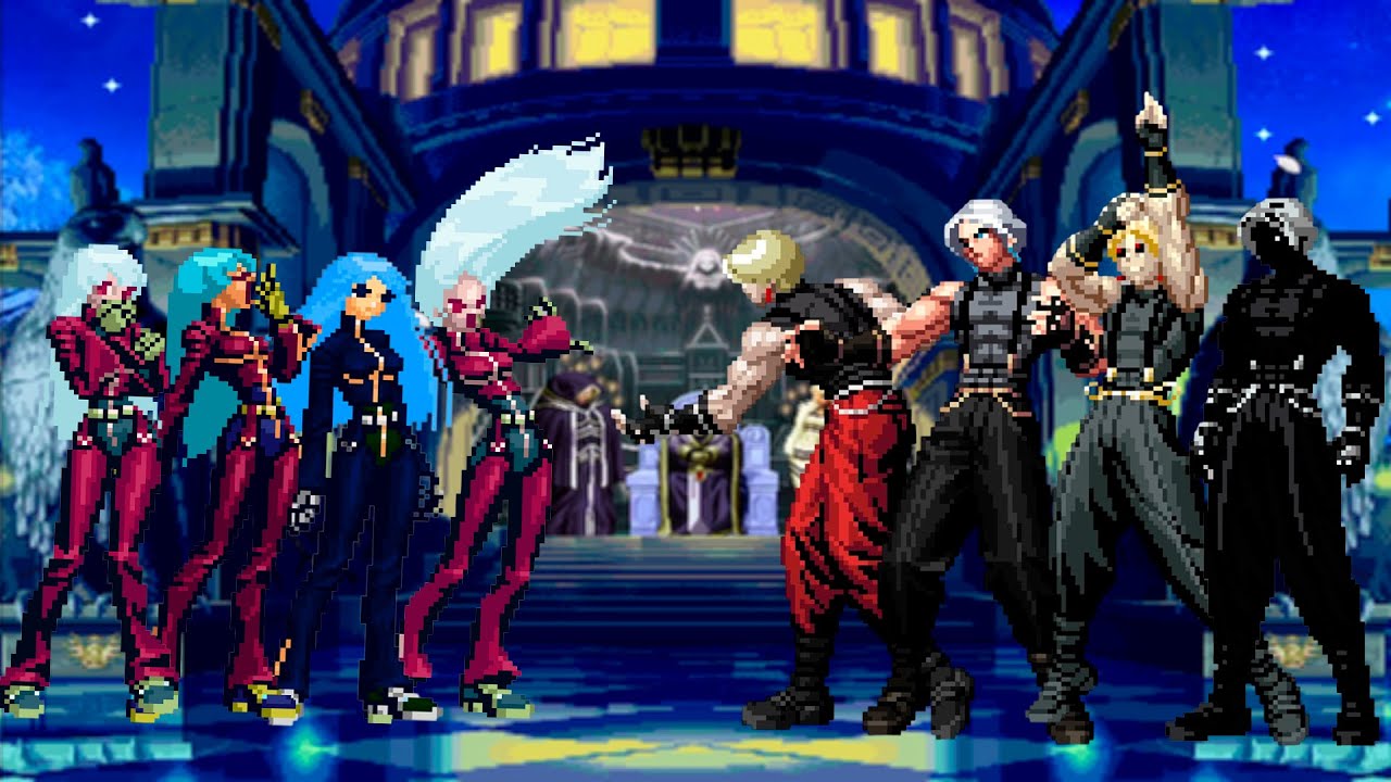 [KOF Mugen] Kula Diamond Team vs Adel Bernstein Team