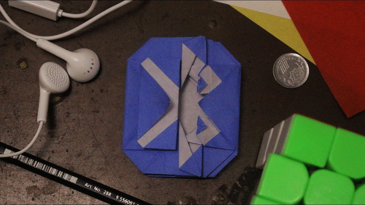 Origami #Bluetooth Icon Tutorial - How to Fold