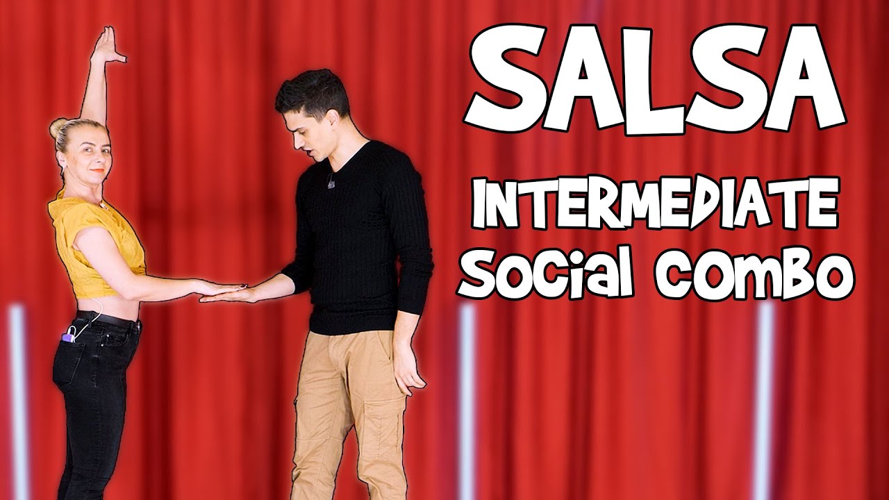 Intermediate Salsa Tutorial for Social Dancing | Intermediate Salsa Combo by Marius&Elena