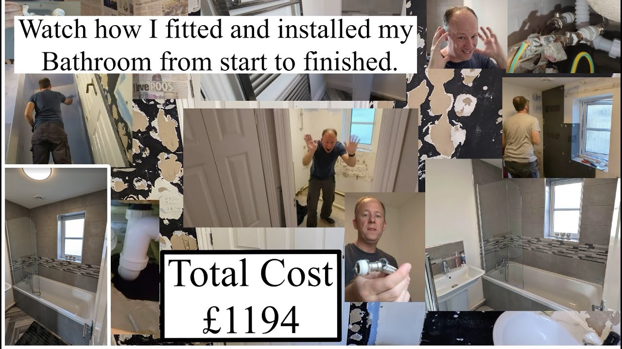 How I fitted and installed my Bathroom from start to finish - Torquay Devon