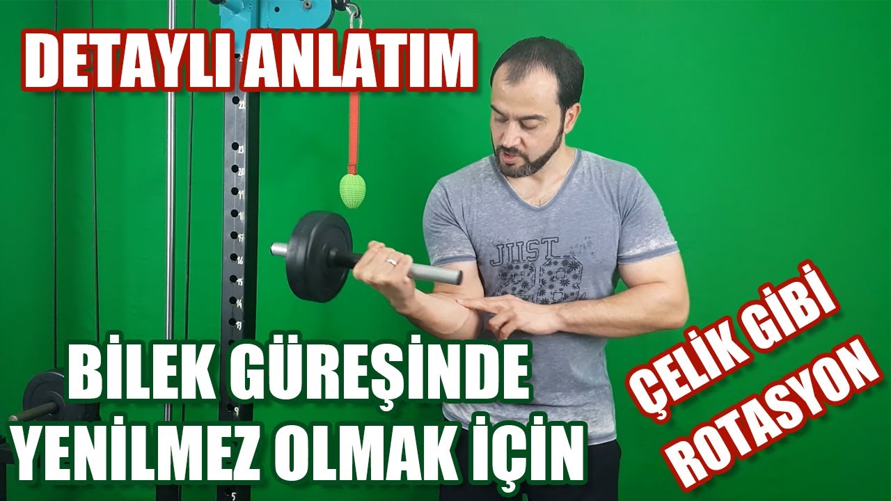 BİLEK GÜREŞİNDE YENİLMEZ OLMAK İSTİYORSANIZ - Rotasyonunuz Dönmeyecek Detaylı Anlatım.