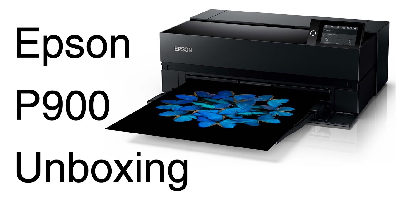 Epson SureColor P900 Unboxing!