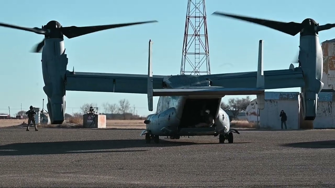VMM-266 166726 Startup and Taxi, Tradewind Airport, Amarillo, Texas, 2026-01-10