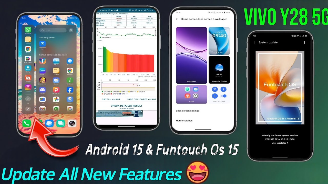 Vivo Y28 Android 15 Update Features | Vivo Y28 Funtouch Os 15 Update Features | Vivo Y28 New Changes