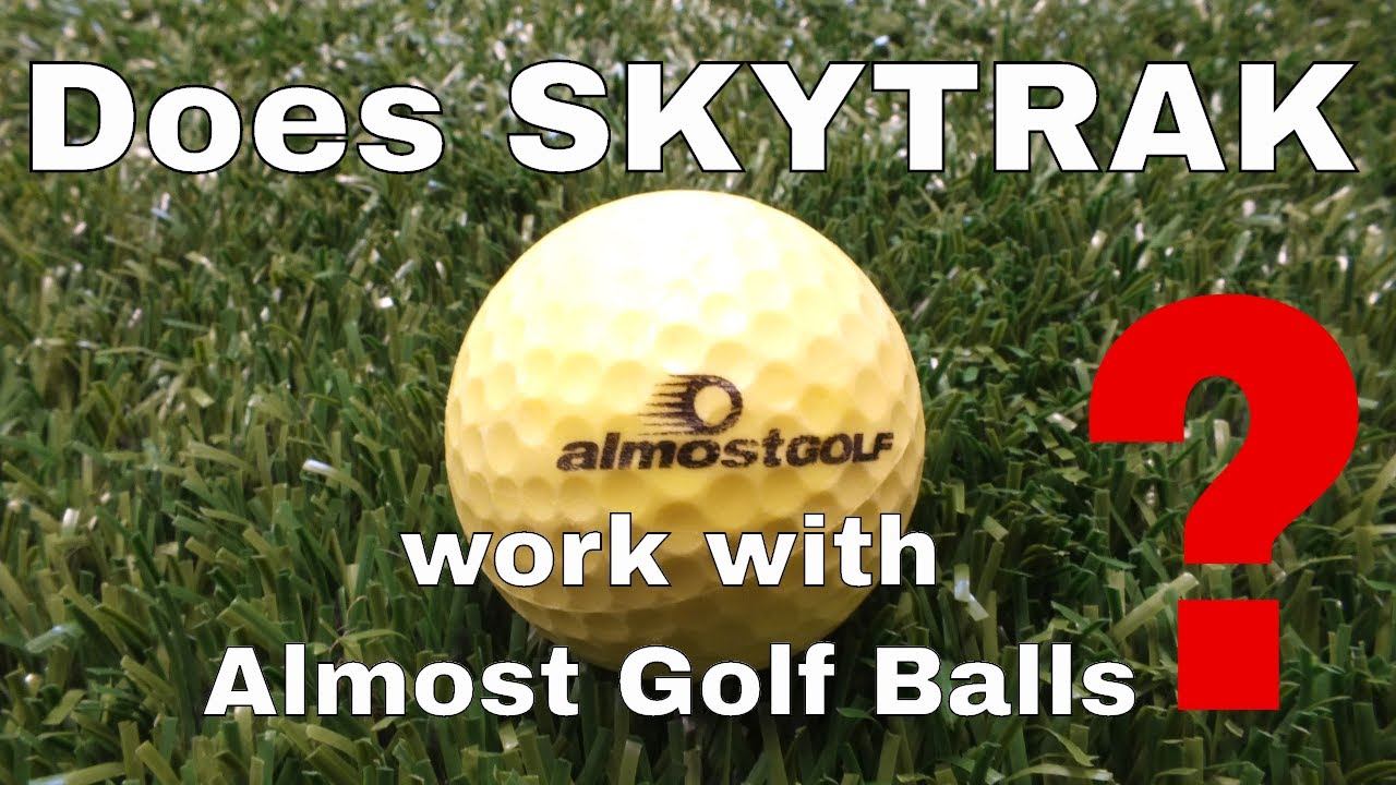 SkyTrak Golf Review -  Can you use the Almost Golf Ball with Skytrak launch monitor  and TGC