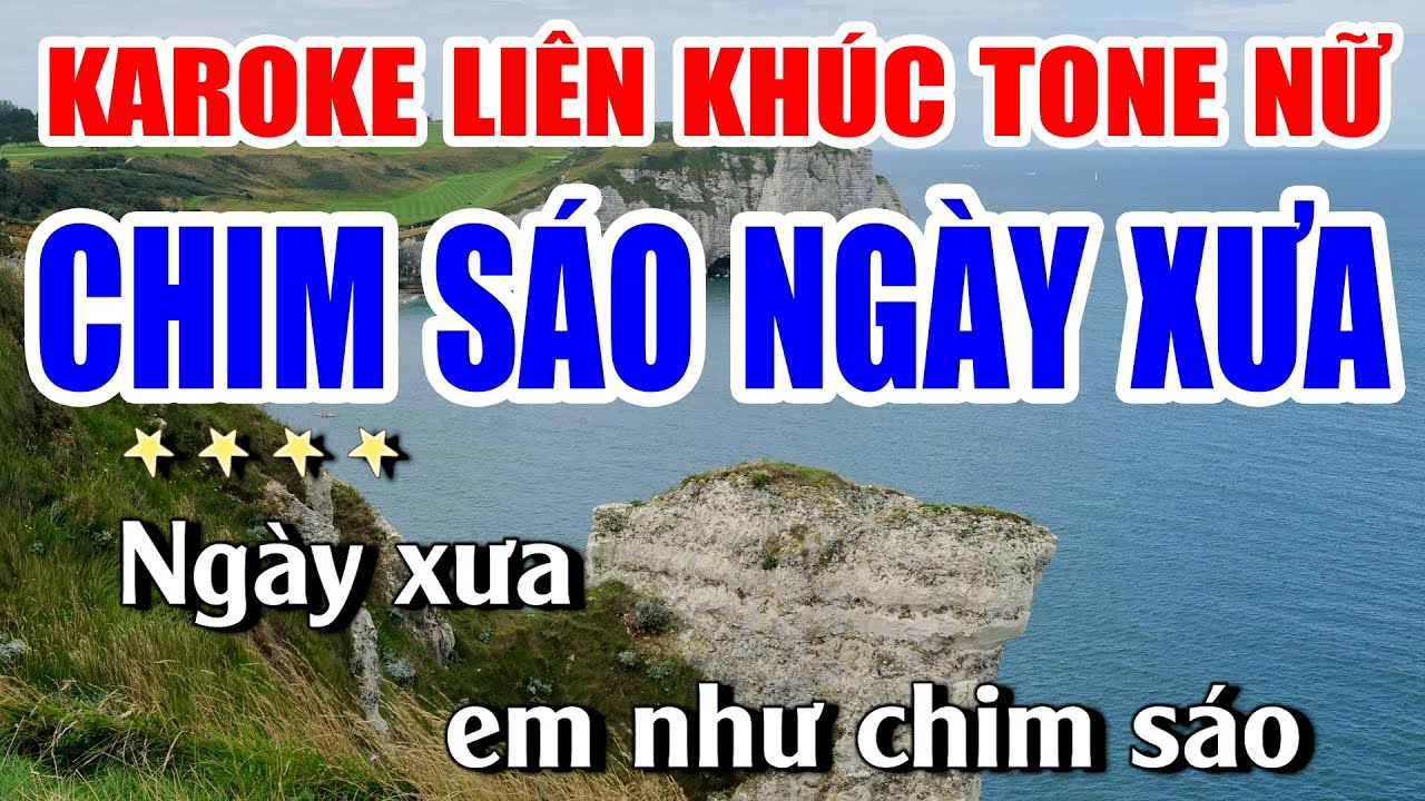 Liên Khúc Chim Sáo Ngày Xưa Karaoke Nhạc Sống Khánh My | Tone Nữ Dễ Hát Nhất