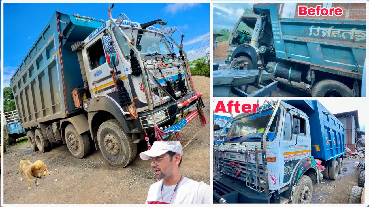 Finally आज हमारी गाड़ी TATA 2518 Modified हो ही गई same to same 12 टायर के जैसी