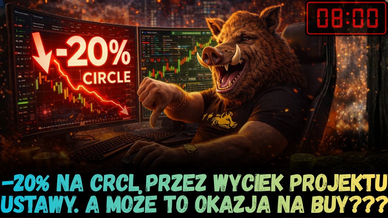 25.03.2026 Co dalej z Circle? Uciekać czy dokupić? Wyciek informacji daje korektę na CRCL i COIN