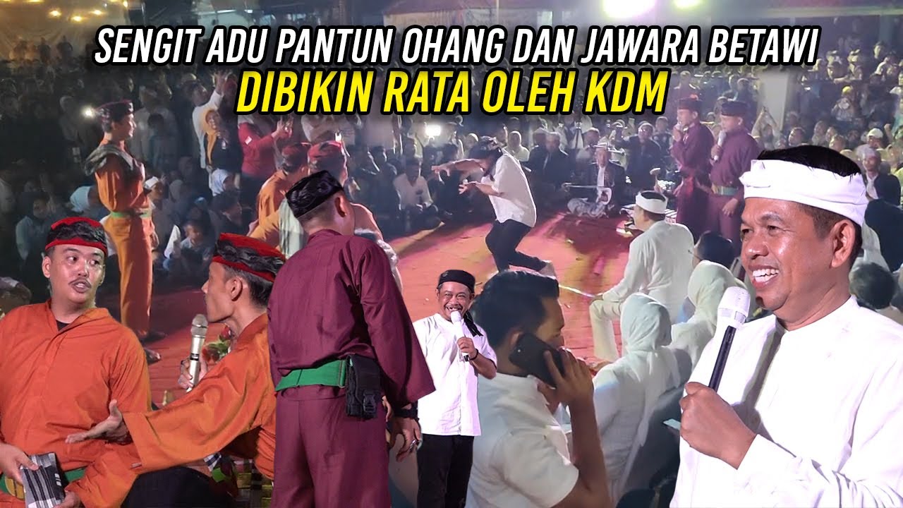 SENGIT ADU PANTUN OHANG DENGAN JAWARA BETAWI DEPOK | DIBIKIN RATA OLEH KDM