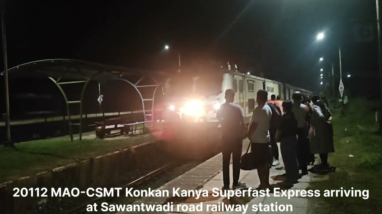 (Headphones Recommended) Train Journey: Sawantwadi to Mumbai 20112 Konkan Kanya Superfast Express.