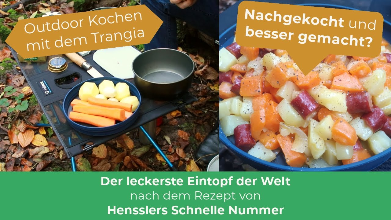Outdoor Kochen mit dem Trangia | Der leckerste Eintopf der Welt nach dem Rezept von Steffen Henssler