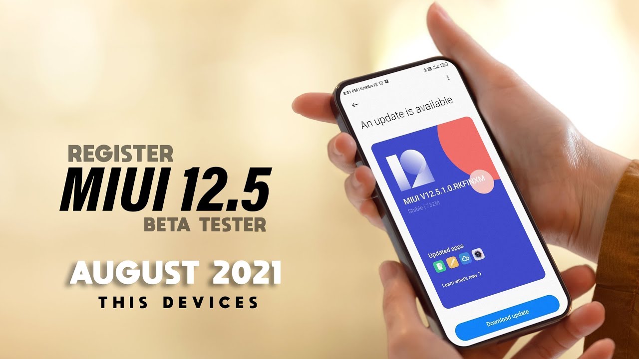 MIUI 12.5 and MIUI 13 Beta Tester | Download MIUI 12.5 In All Devices
