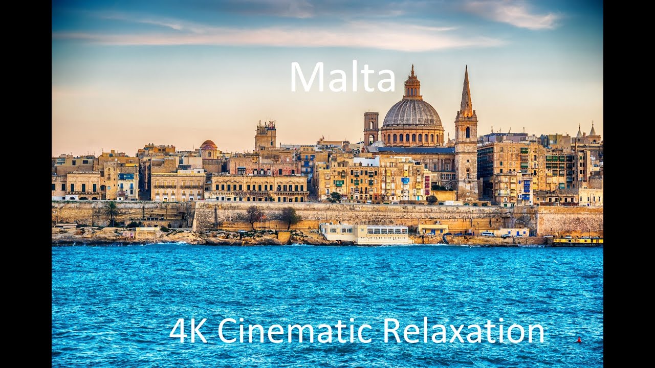 Malta 4K - Scenic drone relaxation featuring the beautiful Maltese islands