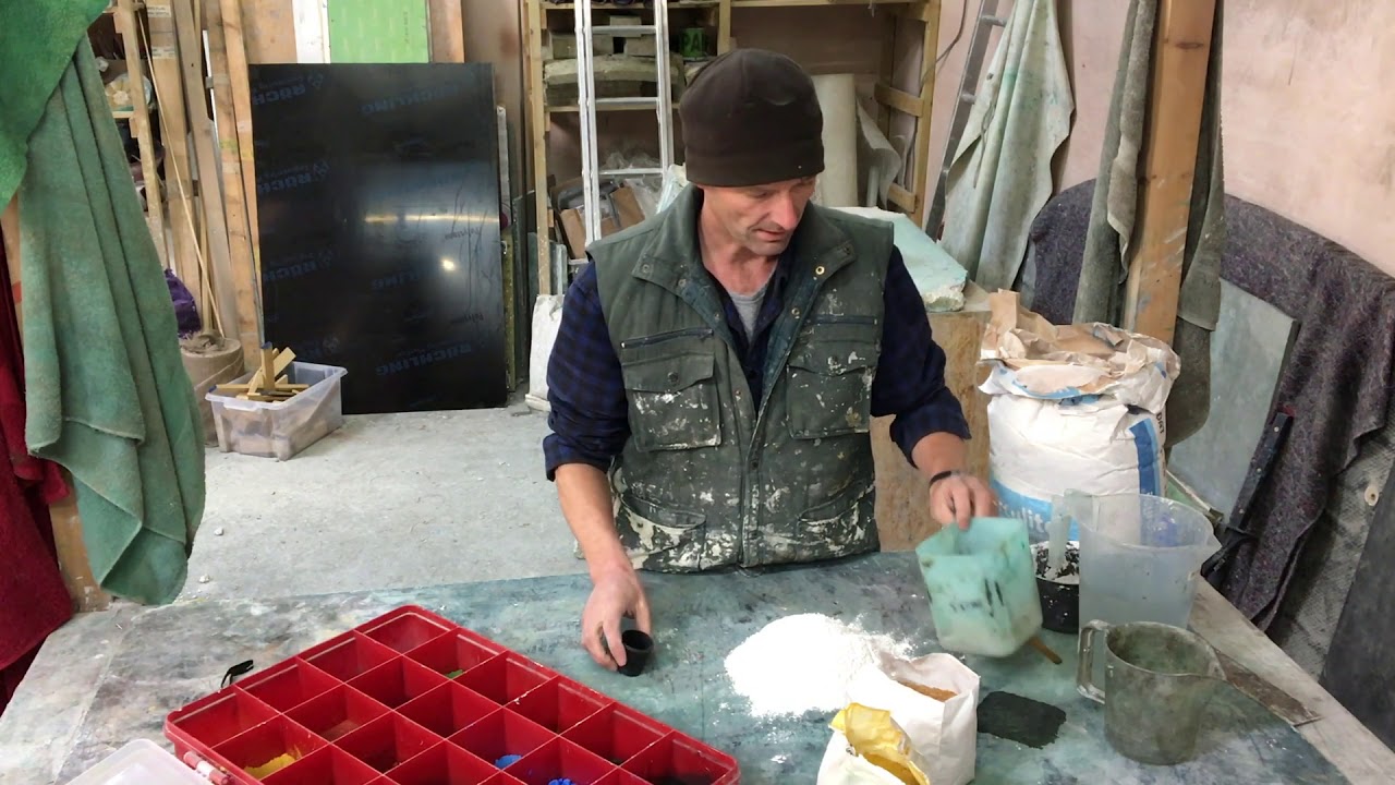 Materials needed for making Scagliola
