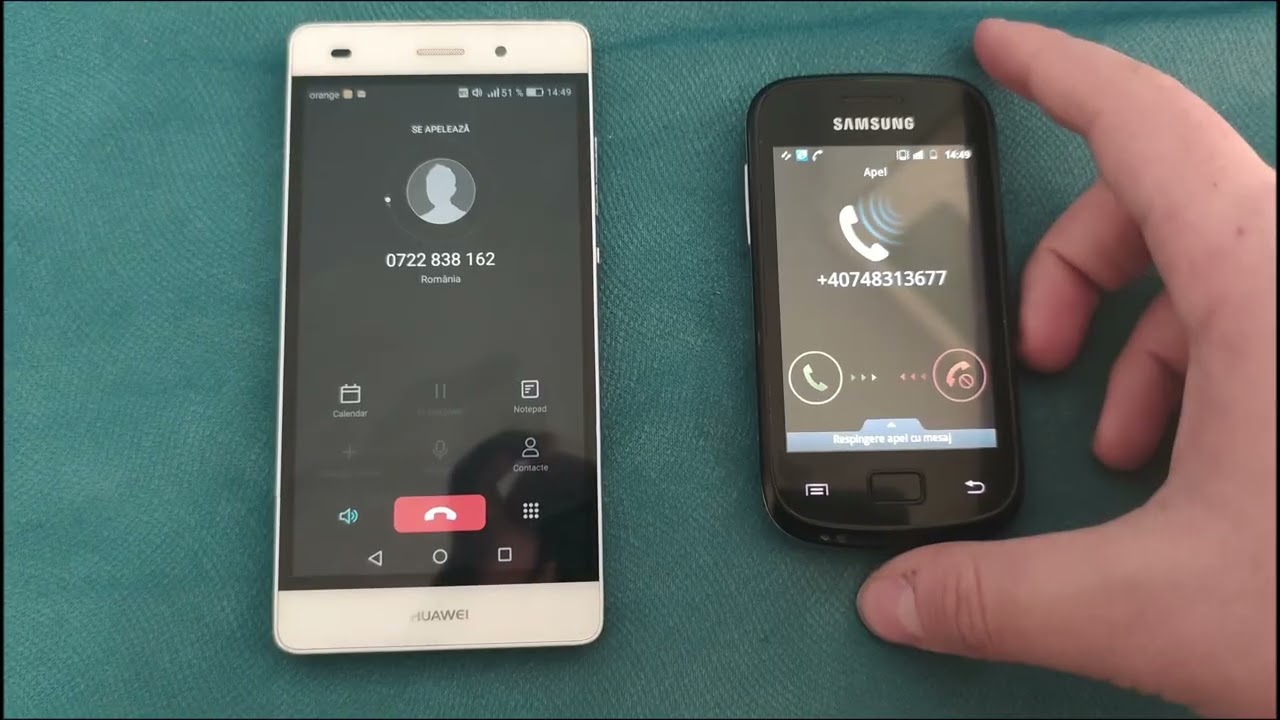 Huawei P8 Lite + Samsung Galaxy Mini 2 Incoming & Outgoing calls