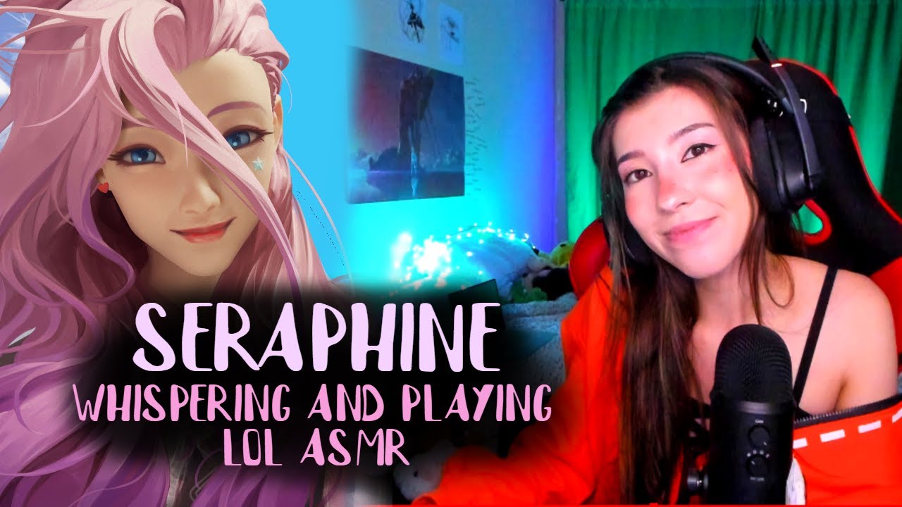 ASMR SERAPHINE + WHISPERING | GAME AUDIO ON | MECHANICAL KEYBOARD AND CLICKING