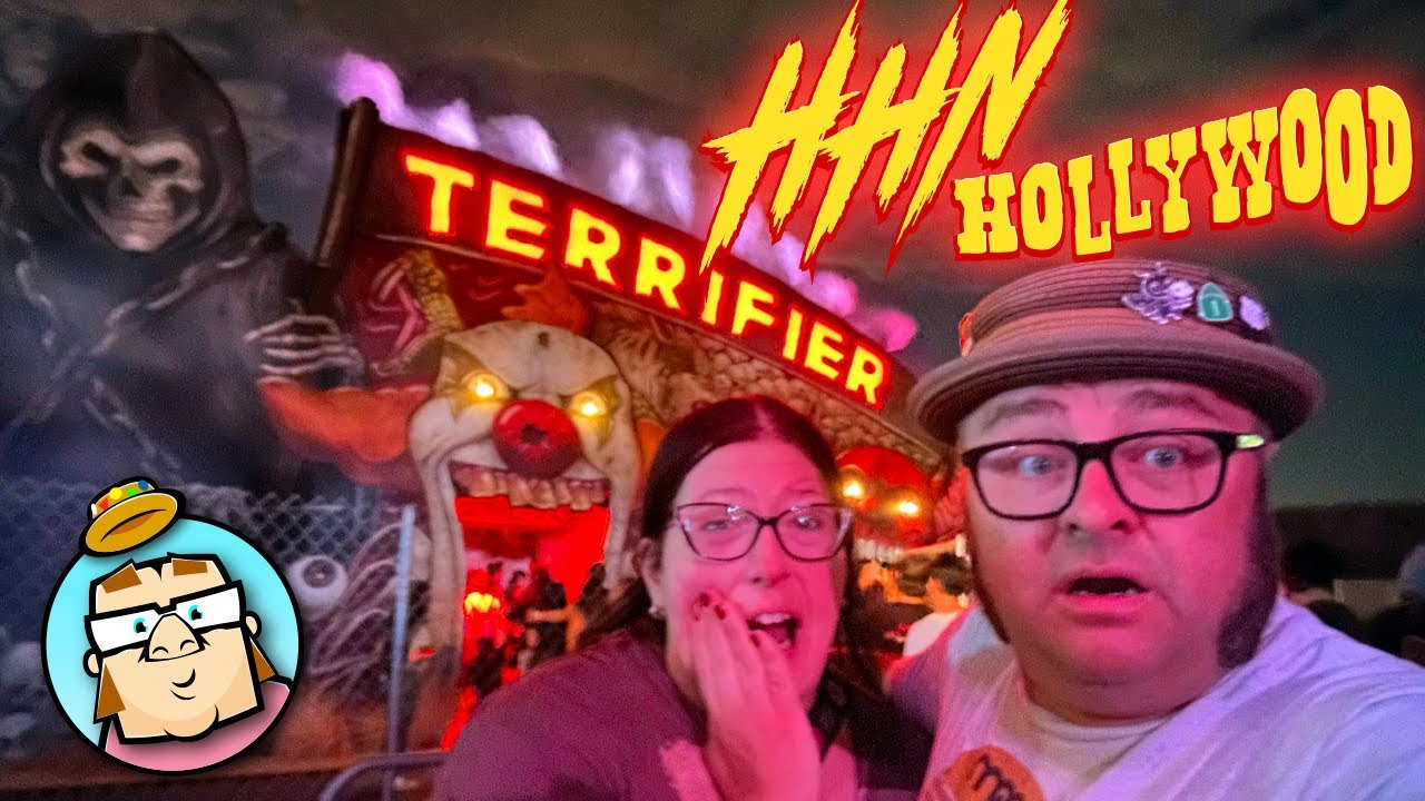 Halloween Horror Nights Hollywood - Full Experience - All the Houses - Many Art the Clown Encounters
