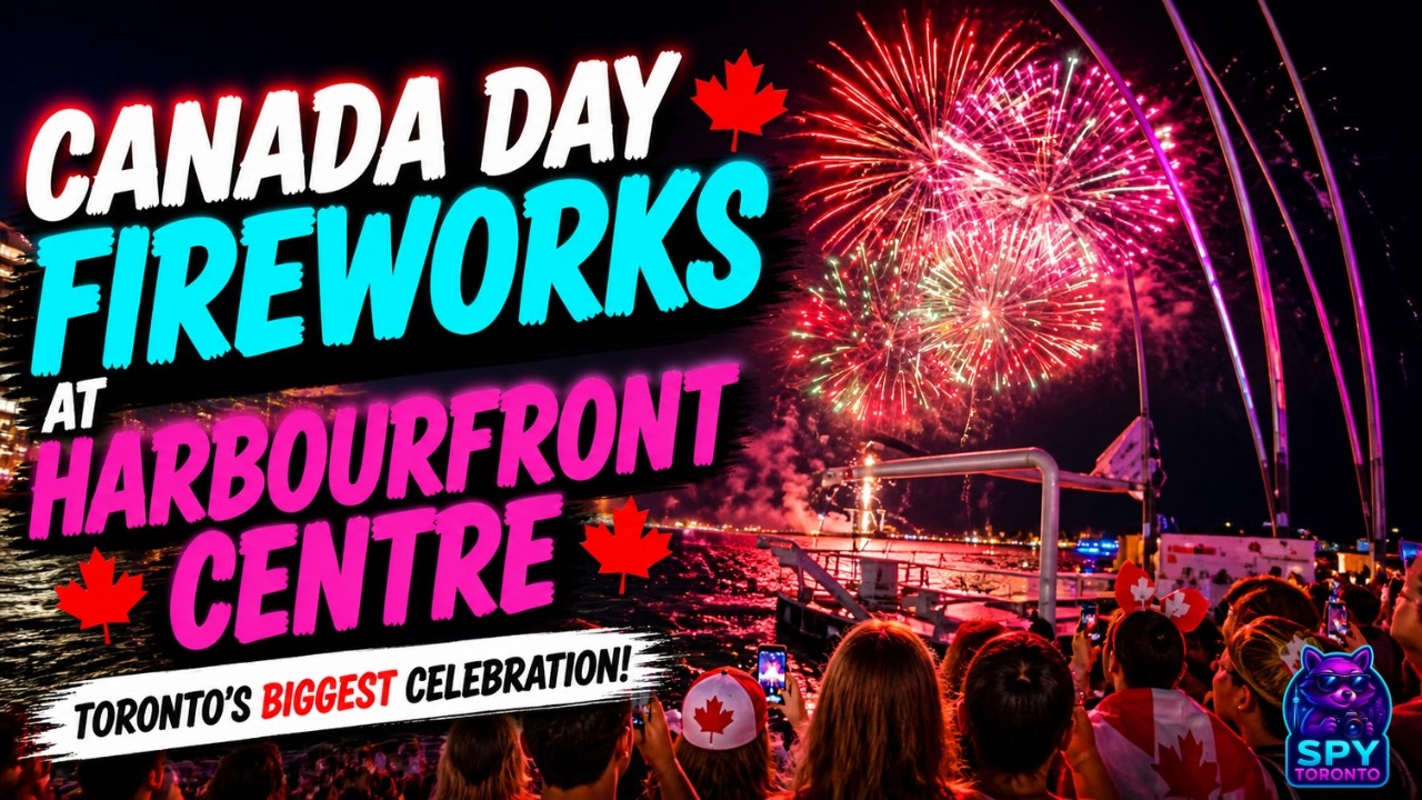 CANADA DAY FIREWORKS 2025 AT HARBOURFRONT CENTRE  TORONTO CELEBRATES IN 4K