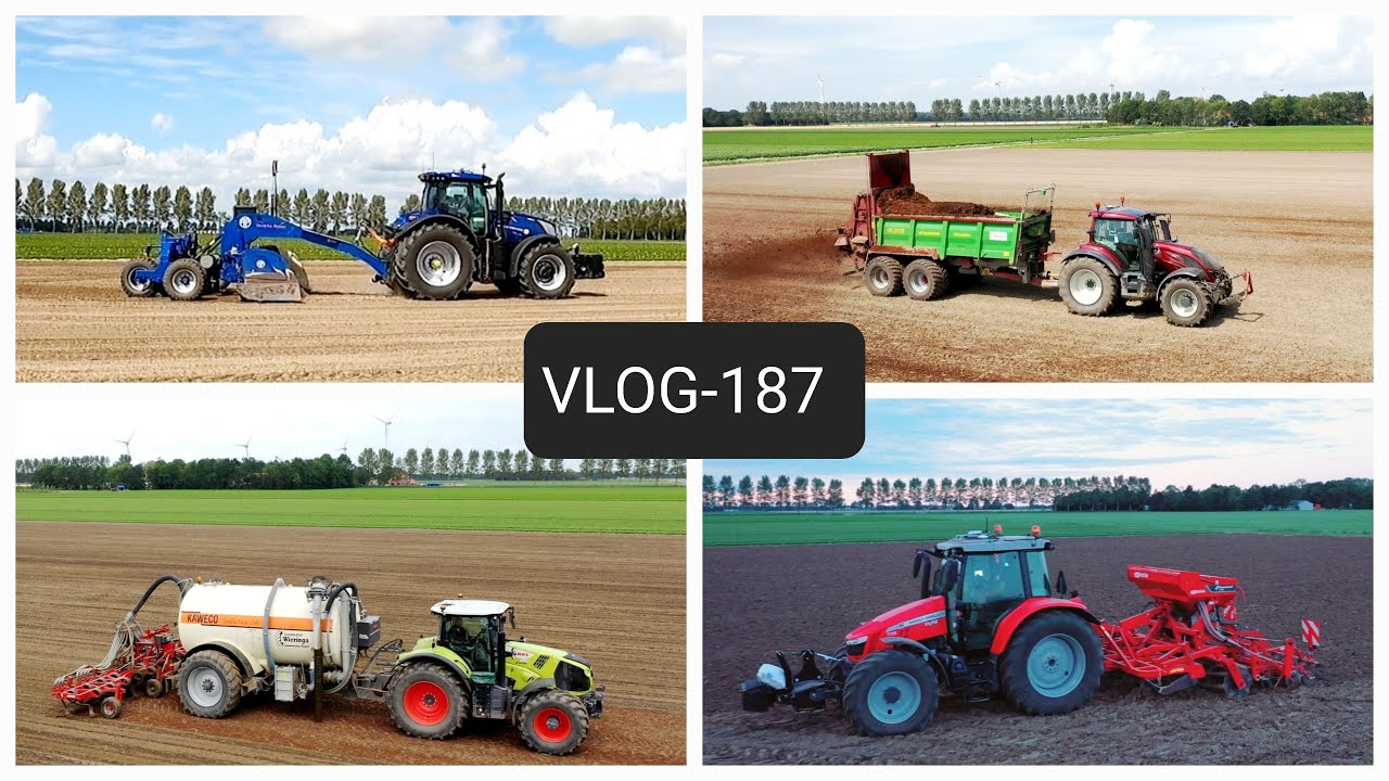 FARMVLOG #187  afleveren graan, kilveren, compost, drijfmest, zaaien groenbemester