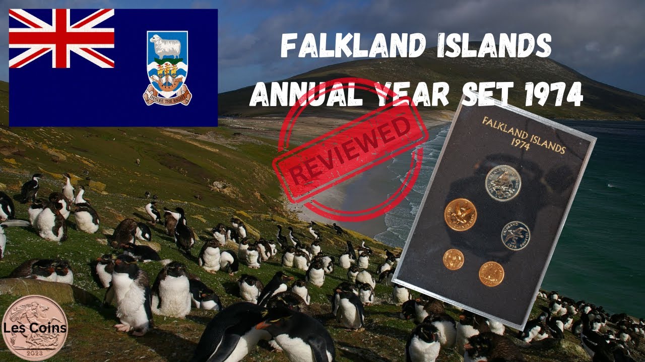 Falkland Islands Annual Set 1974 #coins #falklands #review