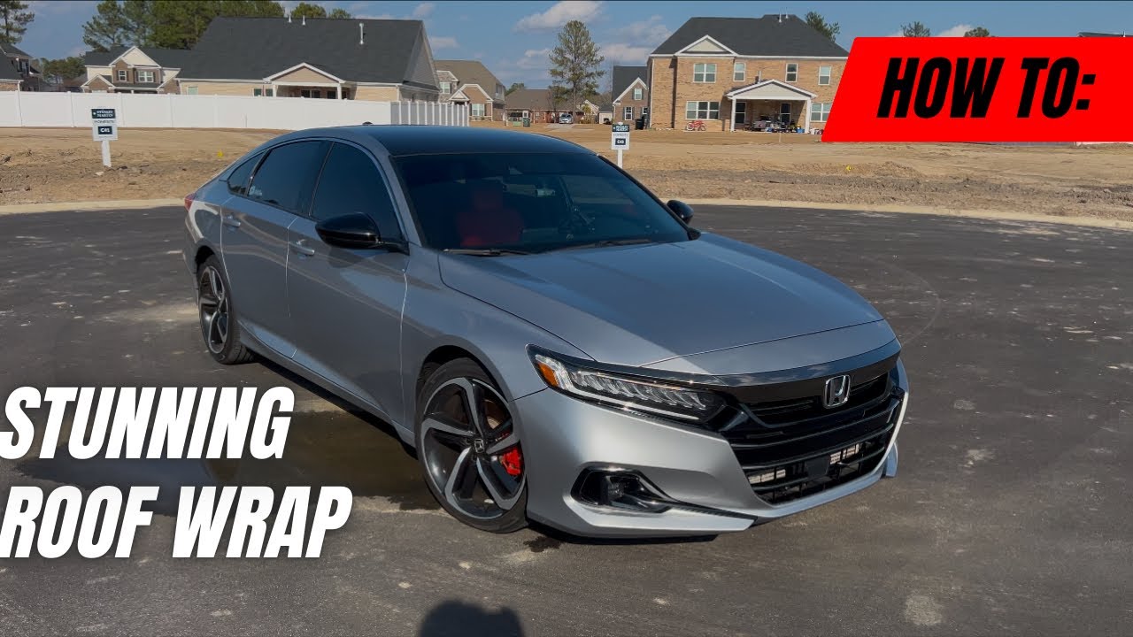 How To Vinyl Wrap Your Car Roof (Easier Than You Think!)