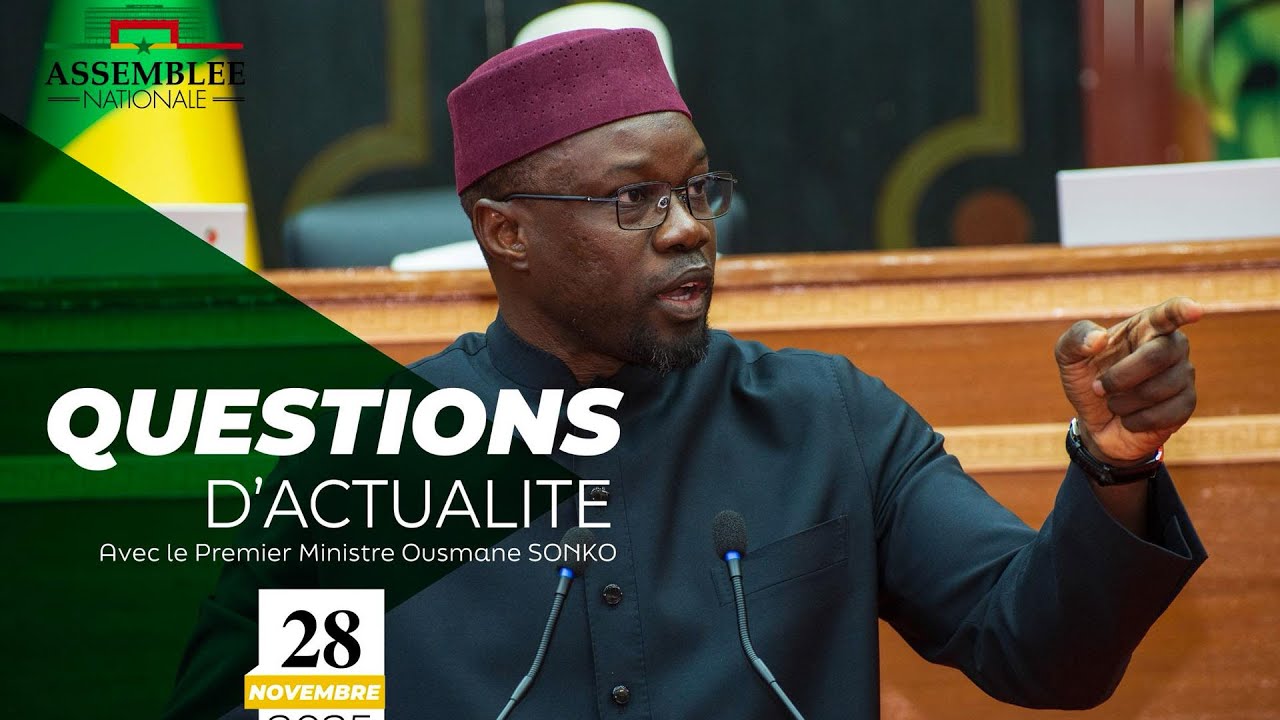 🔴DIRECT Assemblée NATIONALE: Le PM Ousmane Sonko face aux députés