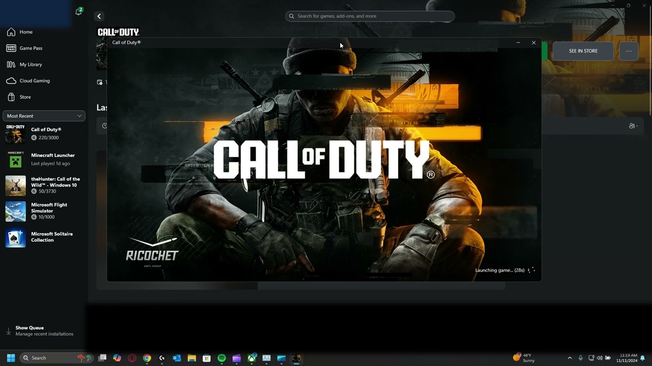 Call of Duty Bo6 Error Code 0x800700c1 in 2 minutes