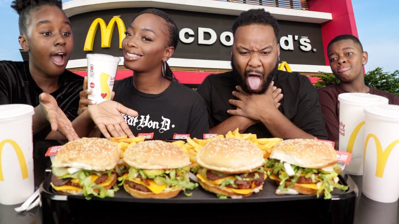 McDONALD'S x TRAVIS SCOTT ВЕГАНСКИЙ БУРГЕР | MUKBANG