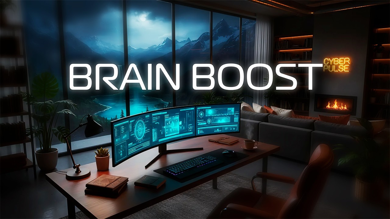 🎮 LEVEL UP YOUR FOCUS 🎮 Hyperdrive Mode: Music for Deep Work, Coding & Study 📈 4K Flow State