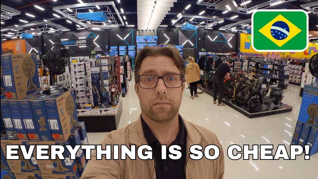 I went to a Brazilian Department Store and everything was really cheap?