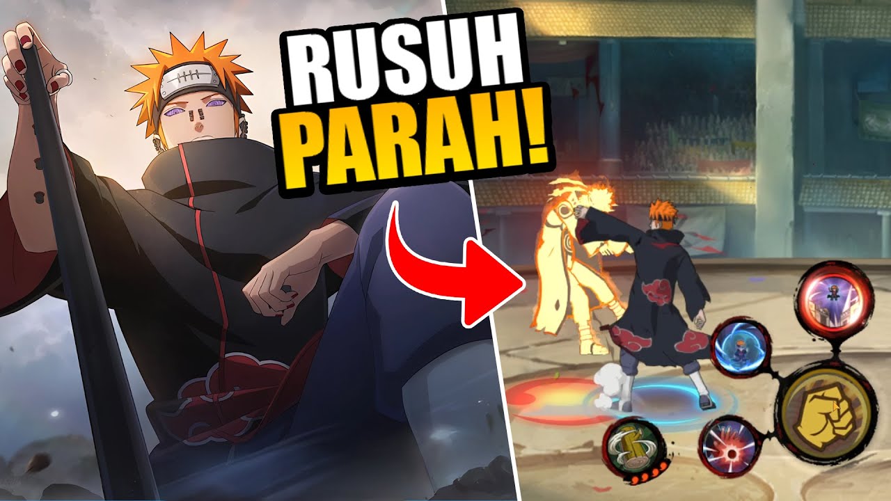 Gua Cobain Semua Versi PAIN AKATSUKI di Game Naruto Mobile Ini