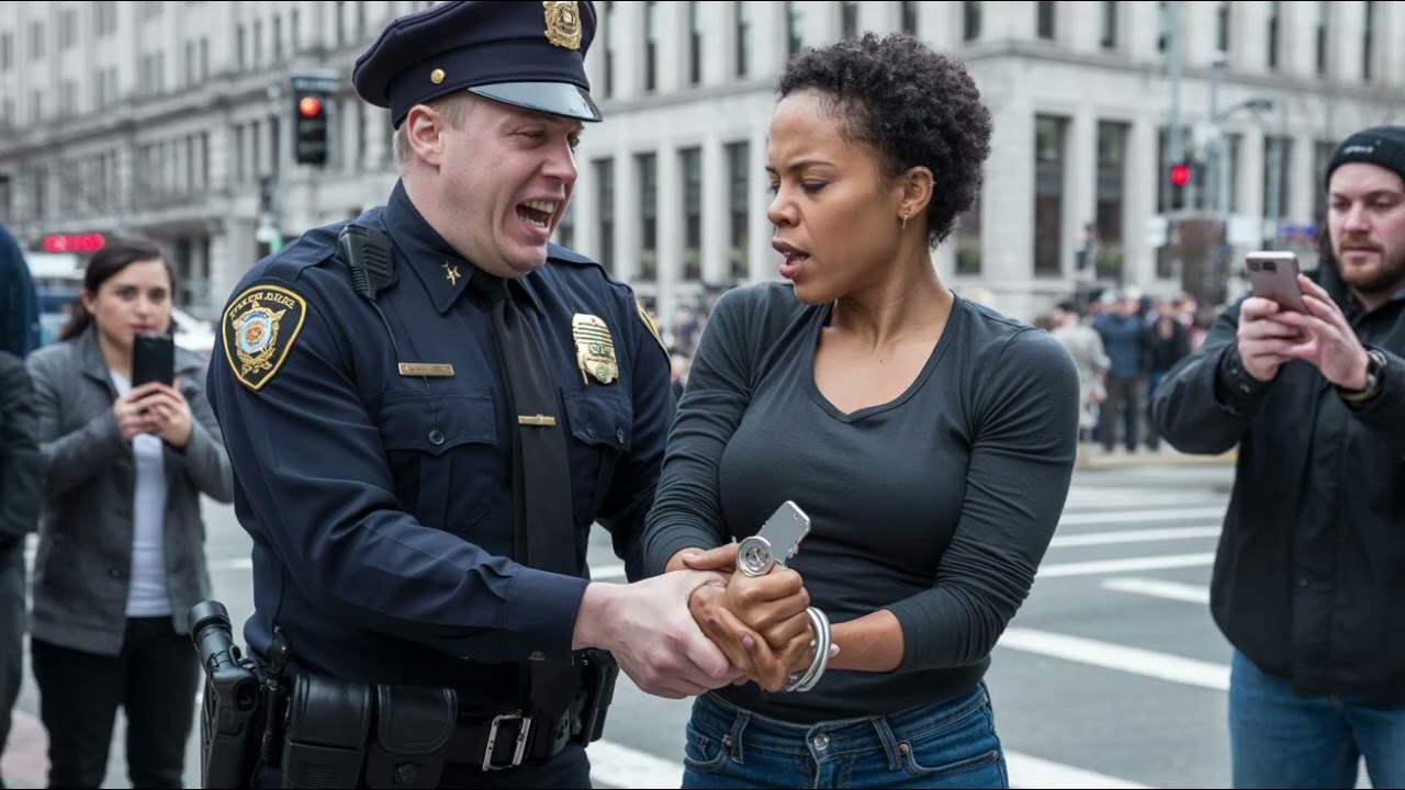 CE POLICIER ARROGANT RACISTE A ATTAQUÉ UNE POLICIÈRE NOIRE INJUSTEMENT, MAIS L'A AMÈREMENT REGRETTÉ
